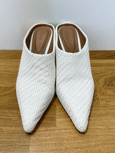 Load image into Gallery viewer, Shadow Woven Pointed Toe Mules (orig. $270)
