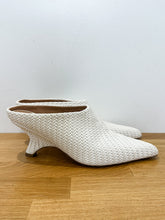 Load image into Gallery viewer, Shadow Woven Pointed Toe Mules (orig. $270)
