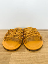 Load image into Gallery viewer, Mignon Leather Slide Sandals (orig. $395)
