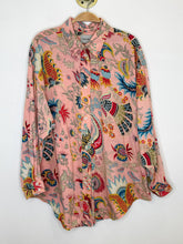 Load image into Gallery viewer, Oversized Isa Floral Cotton Long Sleeve Button Up Shirt (orig. $280)
