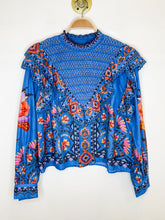 Load image into Gallery viewer, Lucy Floral Tapestry Smocked Long Sleeve Top (orig. $288)
