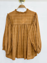 Load image into Gallery viewer, Swiss Dot Cotton Long Sleeve Button Up Peasant Shirt (orig. ~$225)
