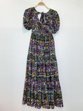 Load image into Gallery viewer, Evita Mosaic Print Puff Sleeve Midi Dress (orig. $298)
