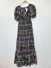 Load image into Gallery viewer, Evita Mosaic Print Puff Sleeve Midi Dress (orig. $298)
