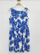 Load image into Gallery viewer, Floral Sleeveless Fit + Flare Dress

