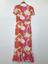 Load image into Gallery viewer, Deco Surf Print Lulani Short Sleeve Midi Dress (orig. $575)
