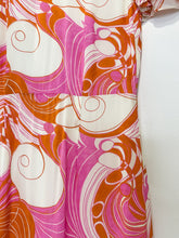 Load image into Gallery viewer, Deco Surf Print Lulani Short Sleeve Midi Dress (orig. $575)
