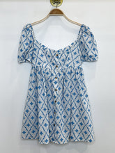 Load image into Gallery viewer, Diana Embroidered Puff Sleeve Mini Dress (orig. $350)
