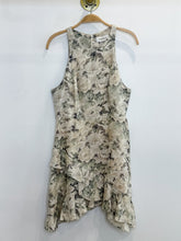 Load image into Gallery viewer, Linen Sleeveless Floral Ruffled Mini Dress (orig. ~$860)

