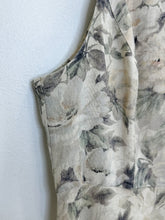 Load image into Gallery viewer, Linen Sleeveless Floral Ruffled Mini Dress (orig. ~$860)

