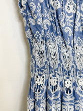 Load image into Gallery viewer, Embroidered Lace Cap Sleeve Midi Dress (NWT, orig. $268)
