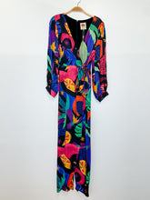 Load image into Gallery viewer, Mystic Jungle Long Sleeve Faux Wrap Jumpsuit (NWT, orig. $245)
