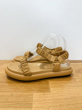 Load image into Gallery viewer, Puglia Ruched Leather Sandals (orig. $880)
