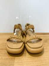Load image into Gallery viewer, Puglia Ruched Leather Sandals (orig. $880)
