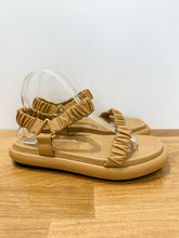 Load image into Gallery viewer, Puglia Ruched Leather Sandals (orig. $880)
