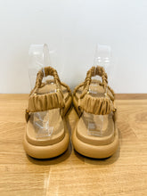 Load image into Gallery viewer, Puglia Ruched Leather Sandals (orig. $880)
