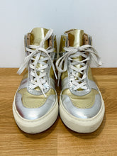 Load image into Gallery viewer, Metallic Leather High Tops
