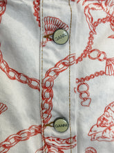 Load image into Gallery viewer, Chain + Shell Print Organic Cotton Mini Skirt (orig. ~$245)
