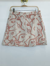 Load image into Gallery viewer, Chain + Shell Print Organic Cotton Mini Skirt (orig. ~$245)
