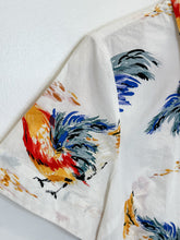 Load image into Gallery viewer, Short Sleeve Rooster Print Button Up (orig. $118)
