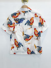 Load image into Gallery viewer, Short Sleeve Rooster Print Button Up (orig. $118)
