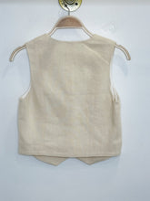 Load image into Gallery viewer, Cropped Linen Vest (orig. $295)
