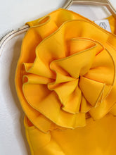 Load image into Gallery viewer, Coco Neoprene Sleeveless Peplum Top with Oversized Flower (orig. $138)
