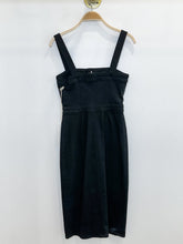 Load image into Gallery viewer, Denim Button Front Fitted Midi Dress (NWT, orig. $298)
