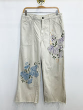 Load image into Gallery viewer, Floral Painted Carpenter Pants
