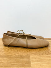 Load image into Gallery viewer, Una Square Toe Flats with Cross Straps (orig. $298)
