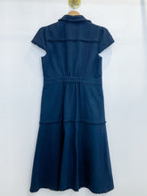Load image into Gallery viewer, Cotton Blend Fringe Button Front Midi Dress (NWT, orig. $595)
