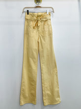 Load image into Gallery viewer, Super High Rise Boot Cut Pants with Tie Belt

