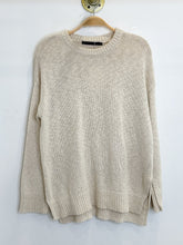 Load image into Gallery viewer, Cotton-Linen Cruise Cocoon Crewneck Sweater (orig. $345)
