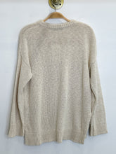 Load image into Gallery viewer, Cotton-Linen Cruise Cocoon Crewneck Sweater (orig. $345)
