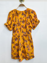 Load image into Gallery viewer, Mia Cotton Puff Sleeve Mini Dress with Rolled Cuffs + Drawstring Waist (orig. $395)
