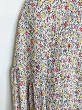 Load image into Gallery viewer, Floral Georgette Long Sleeve Mini Dress with Smocked Top (orig. $295)
