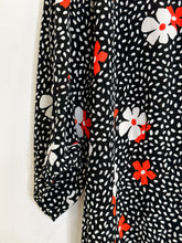Load image into Gallery viewer, Lola Confetti Floral Short Sleeve Half Button Shirt Dress (orig. $239)
