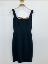 Load image into Gallery viewer, Wool Blend Sleeveless Reversible Animal Print Dress

