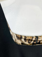 Load image into Gallery viewer, Wool Blend Sleeveless Reversible Animal Print Dress
