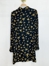 Load image into Gallery viewer, Long Sleeve Floral Knee Length Shirt Dress (orig. $205)
