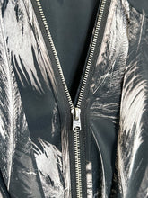 Load image into Gallery viewer, Jayda Sleeveless Silk Feather Zip Front Mini Dress (orig. $260)
