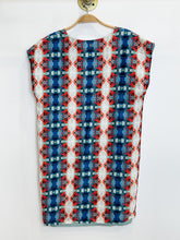Load image into Gallery viewer, Cap Sleeve Kaleidoscope Print Knee Length Dress
