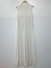 Load image into Gallery viewer, Linen Blend Sleeveless Bustier Seam Jumpsuit
