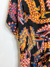 Load image into Gallery viewer, Linen Croc Print Short Sleeve Romper
