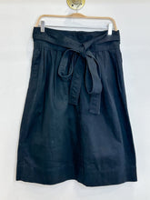 Load image into Gallery viewer, Denim Midi Skirt with Tie Belt
