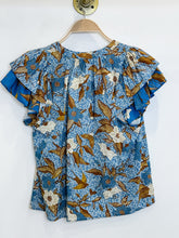 Load image into Gallery viewer, Jules Floral Flutter Sleeve Top (orig. $255)

