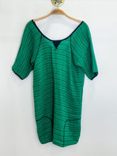 Load image into Gallery viewer, Striped Cotton Short Sleeve Tunic Top

