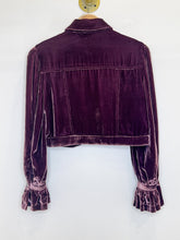 Load image into Gallery viewer, Dillon Cropped Velvet Jacket (orig. $495)
