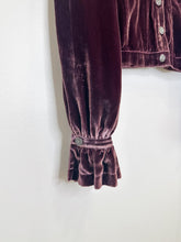 Load image into Gallery viewer, Dillon Cropped Velvet Jacket (orig. $495)
