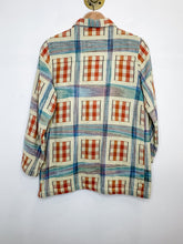 Load image into Gallery viewer, Organic Cotton Windowpane Patch Pocket Button Up Shirt Jacket
